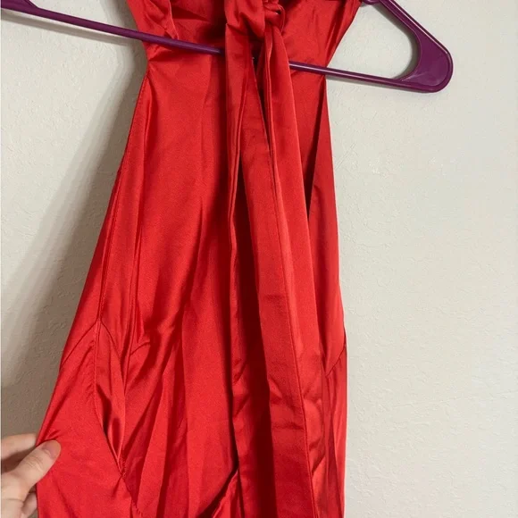 Show Me Your MuMu Lisa Maxi Dress - Vibrant Red - Picture 5 of 5